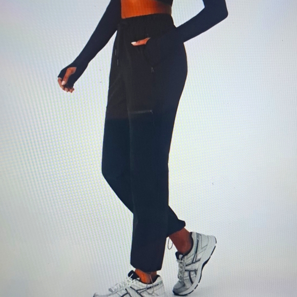 XSMALL HALARA DRAWSTRING MULTIPLE ZIP POCKETS HIKING JOGGERS - Picture 1 of 8